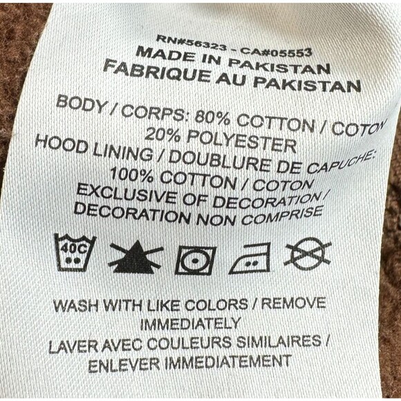 Nike Hoodie Men's Sz S Brown Sportswear Club Swoosh Logo Streetwear Sweatshirt - Picture 12 of 13